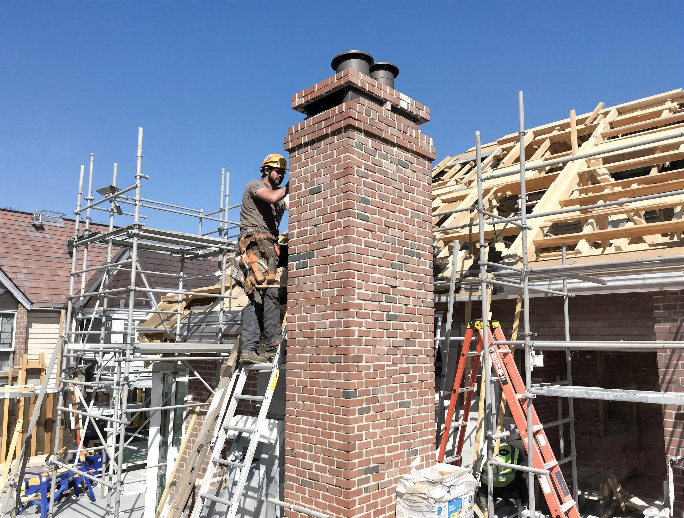 New chimney installation completed by Freehold Chimney Sweep in Freehold, NJ